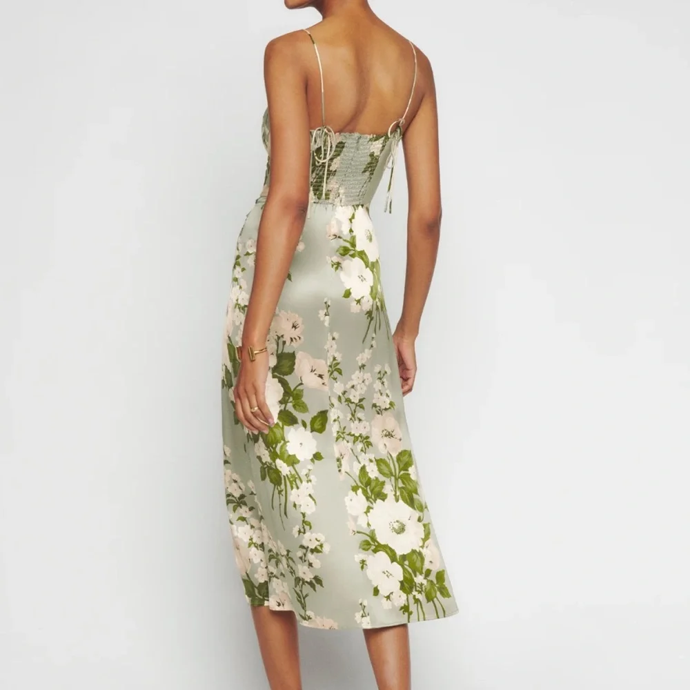 Reformation Marguerite Silk Dress - Picture 4 of 6